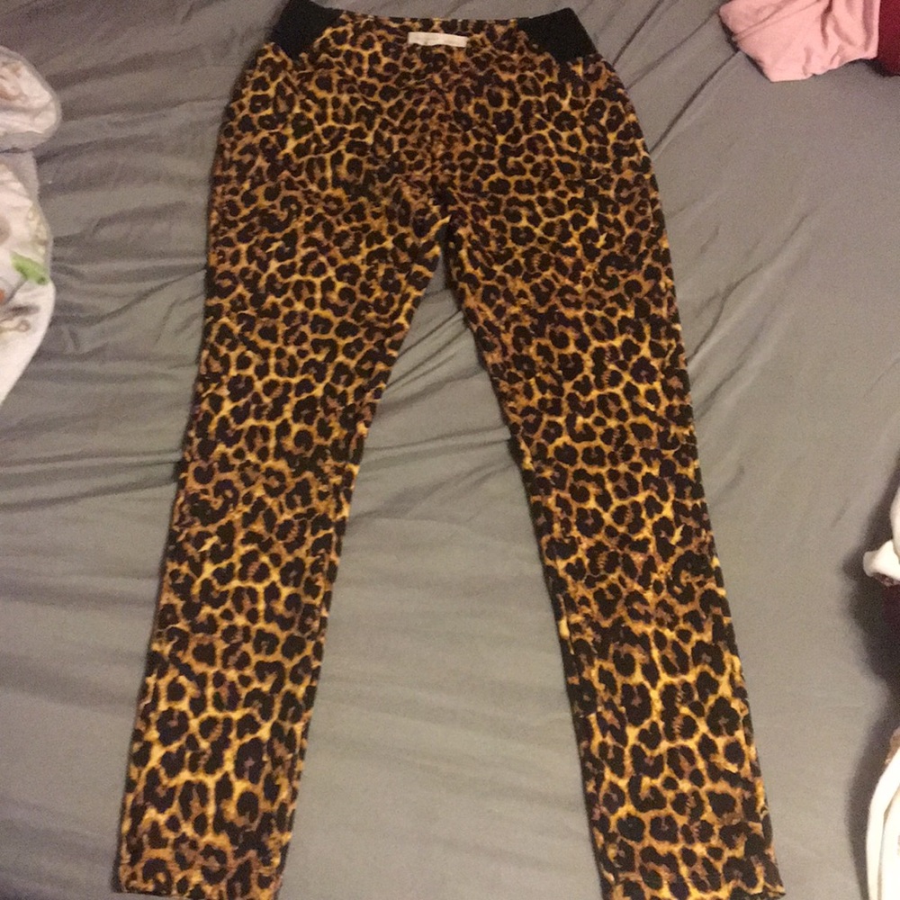 Cheetah print nicki Minaj waste shaping leggings